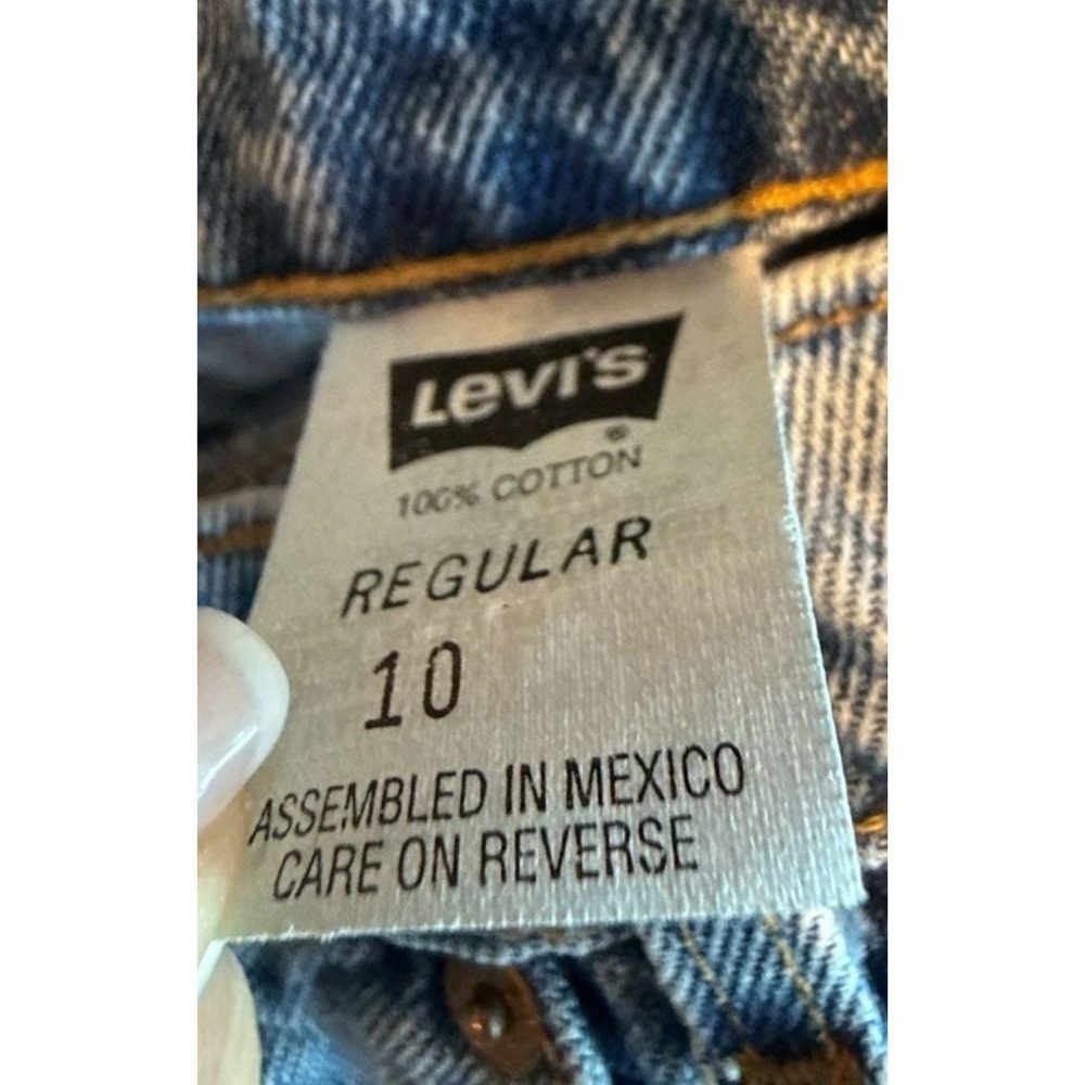 VTG 90s Levii's Straight Leg Jeans Size 10 Regular kids - Picture 4 of 5